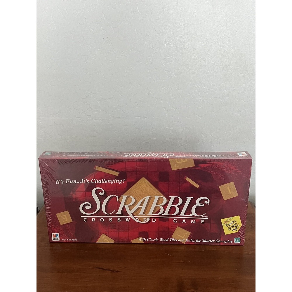 Vintage Scrabble Crossword Board Game 1999 Milton Bradley‎